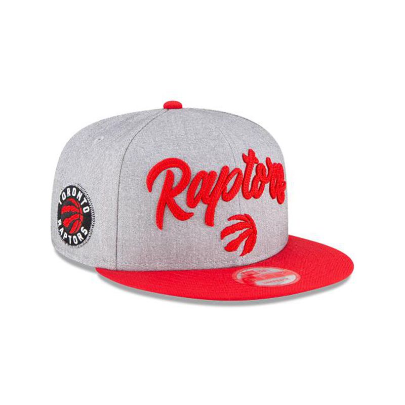 NBA Toronto Raptors Official Draft 9Fifty Snapback (VYC5965) - Grey New Era Caps